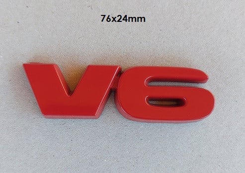 V6 Metalen Emblemen  NIEUW