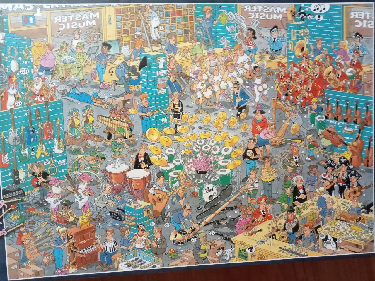 Jan van Haasteren de muziekwinkel