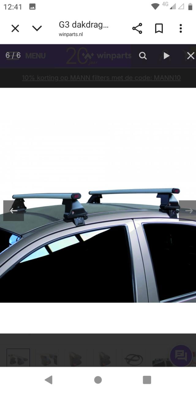 Dakdragers diverse autos