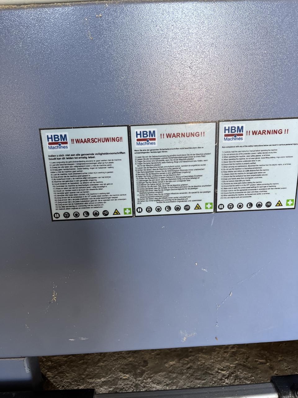 Zaagtafel (HBM) met afzuigsysteem