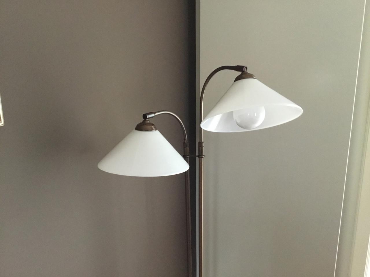 Vloerlamp brons