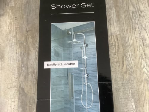 Shower Set: Regendouche + Handdouche + Zeepschaal