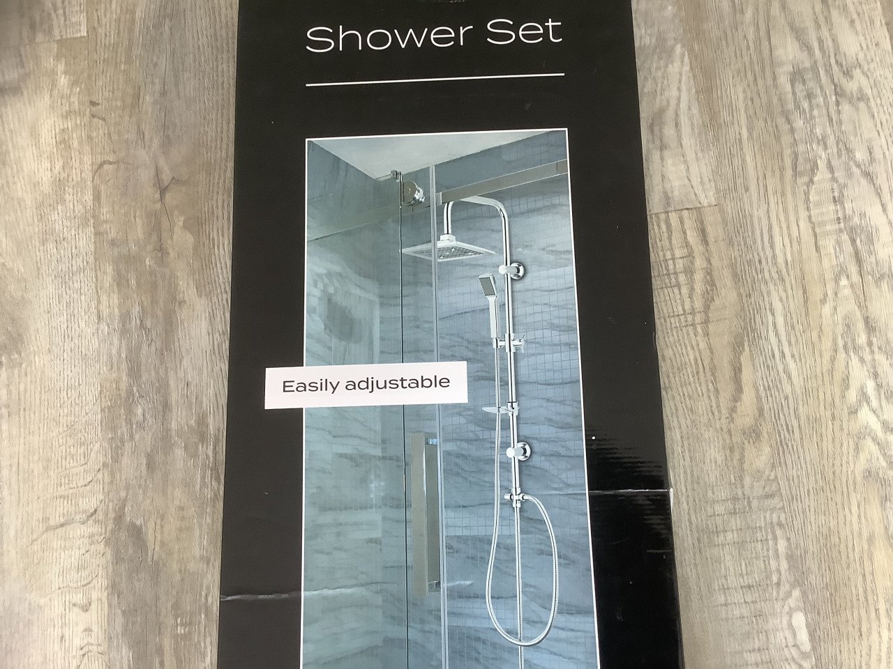 Shower Set: Regendouche + Handdouche + Zeepschaal