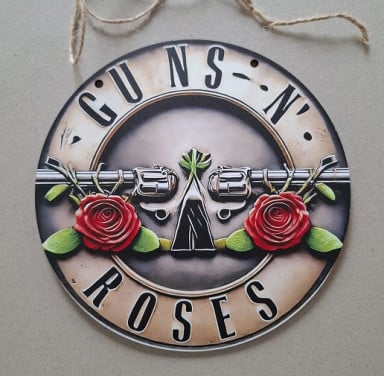 Guns N Roses Houten Bord