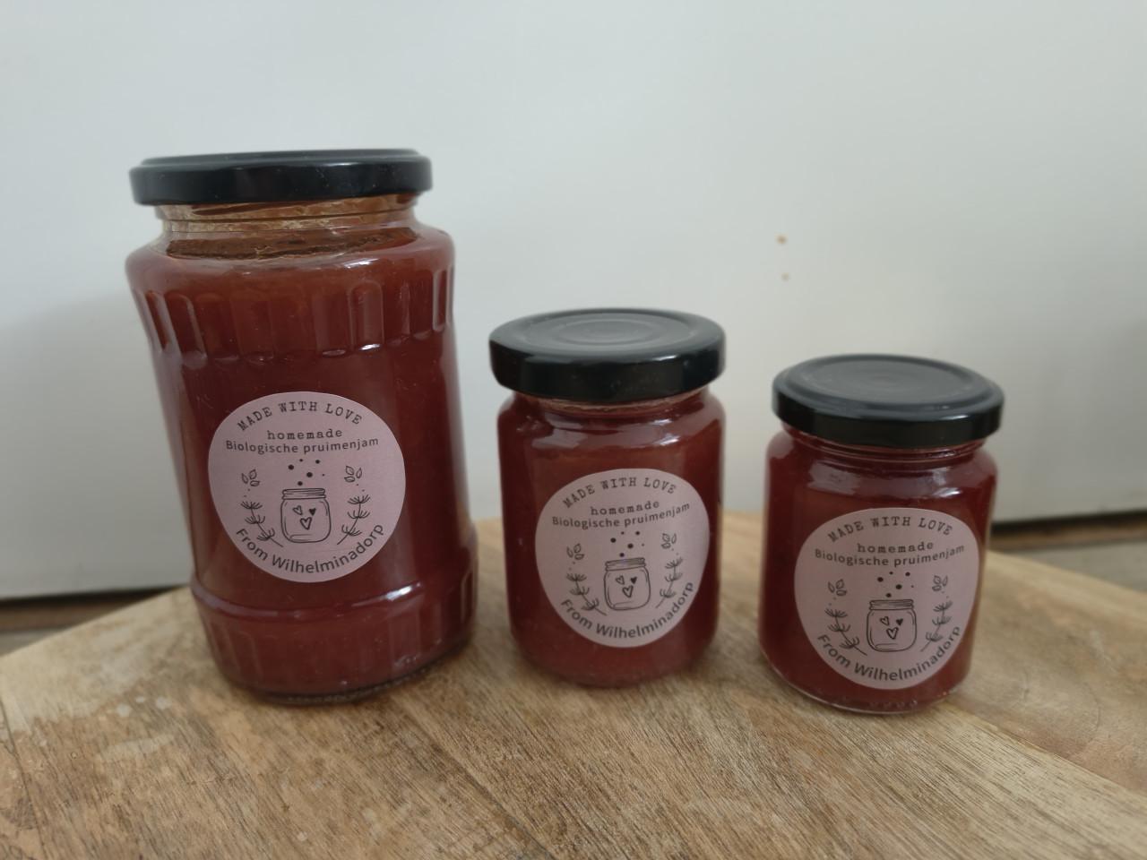 Biologische pruimenjam! Onbespoten pruimen - jam. NIEUW.