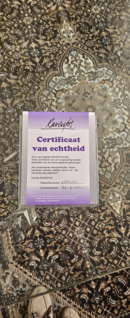 Glazen salontafel
