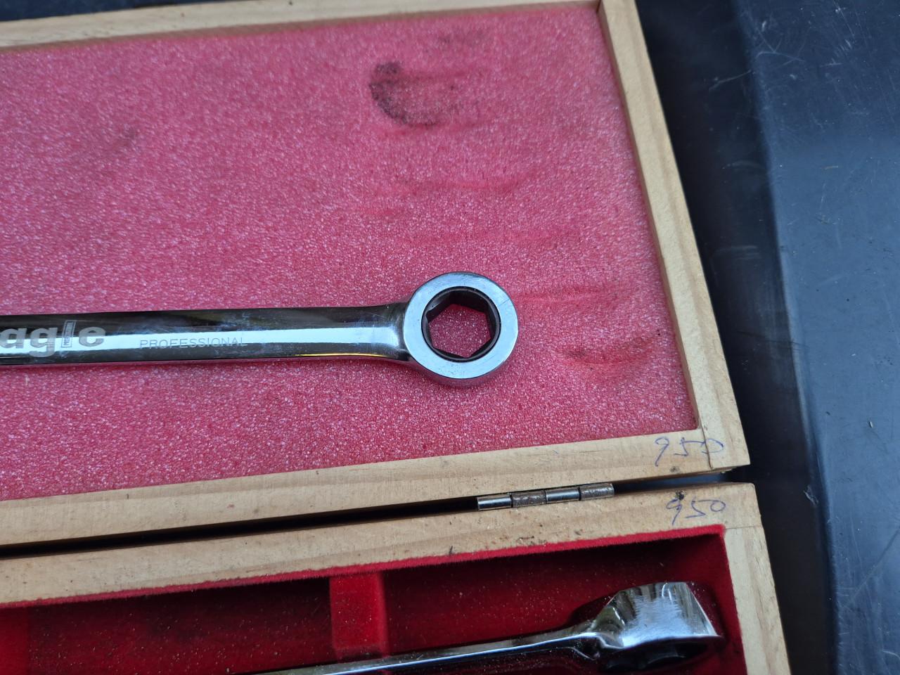 Sleutelset ring/steek eagle