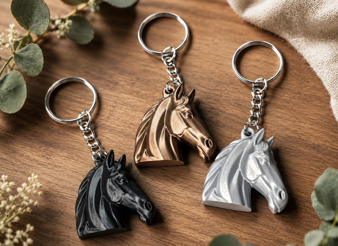 Paardenhoofd sleutelhanger