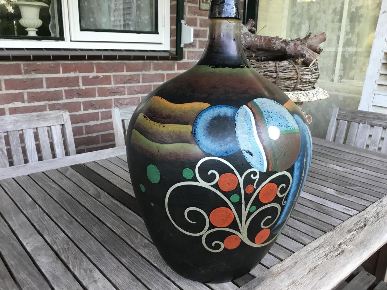 Handbeschilderde kruik