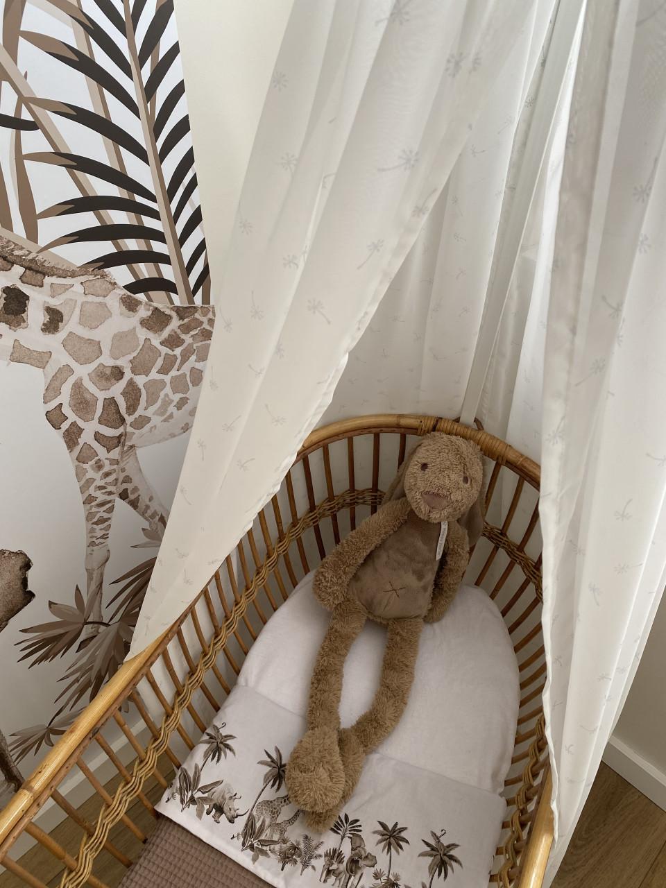 Klassieke wieg met matras en hemeltje