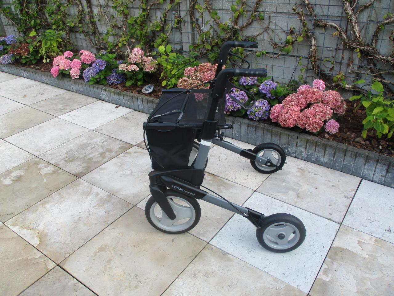 Zgan Topro Olympos opvouwbare lichtgewicht rollator met grote Softwielen