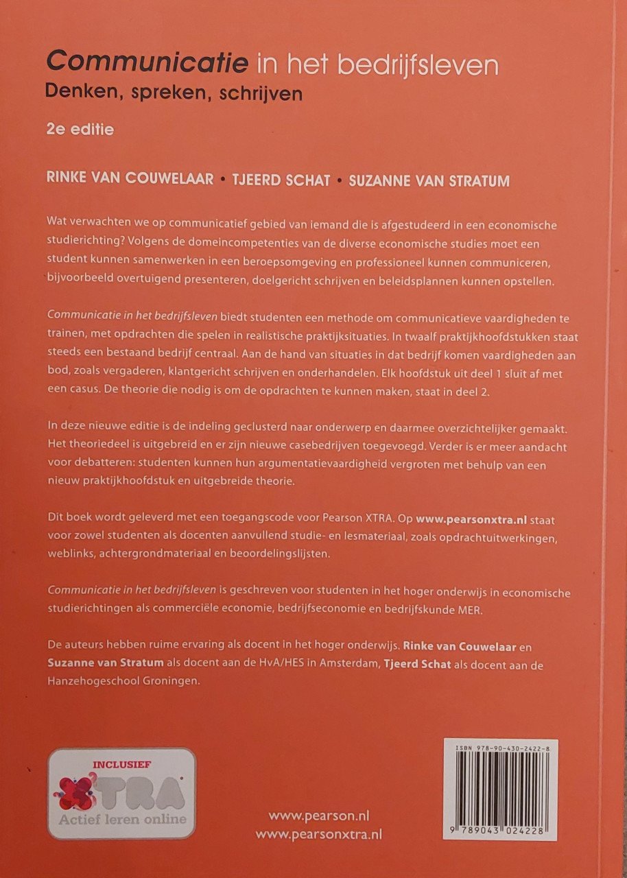NIEUW studieboek: Communicatie in het bedrijfsleven (2e editie)