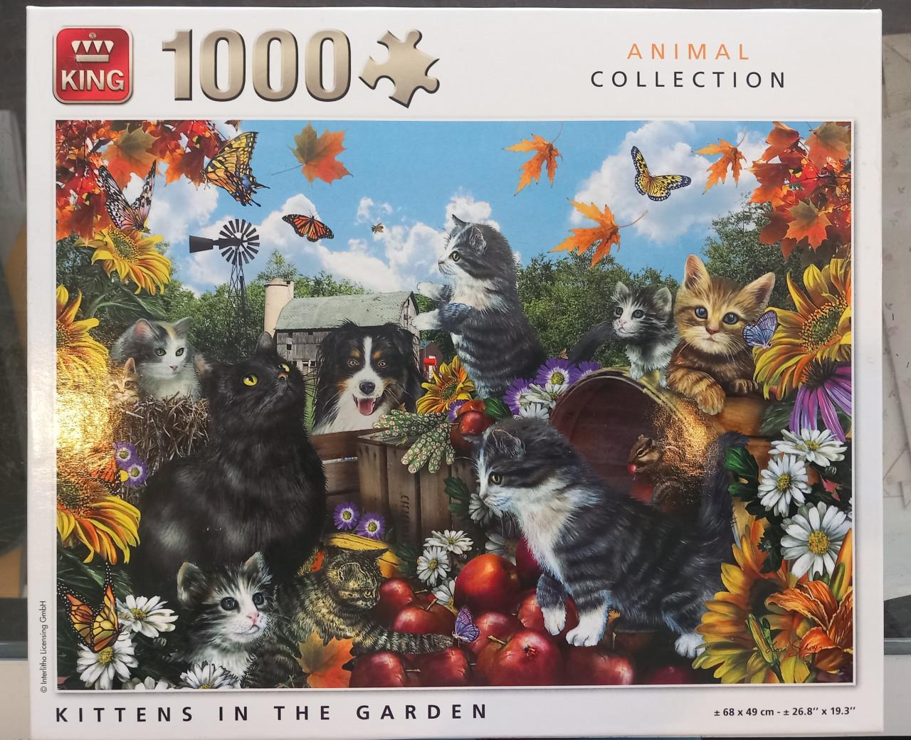 Puzzel Kittens in the Garden