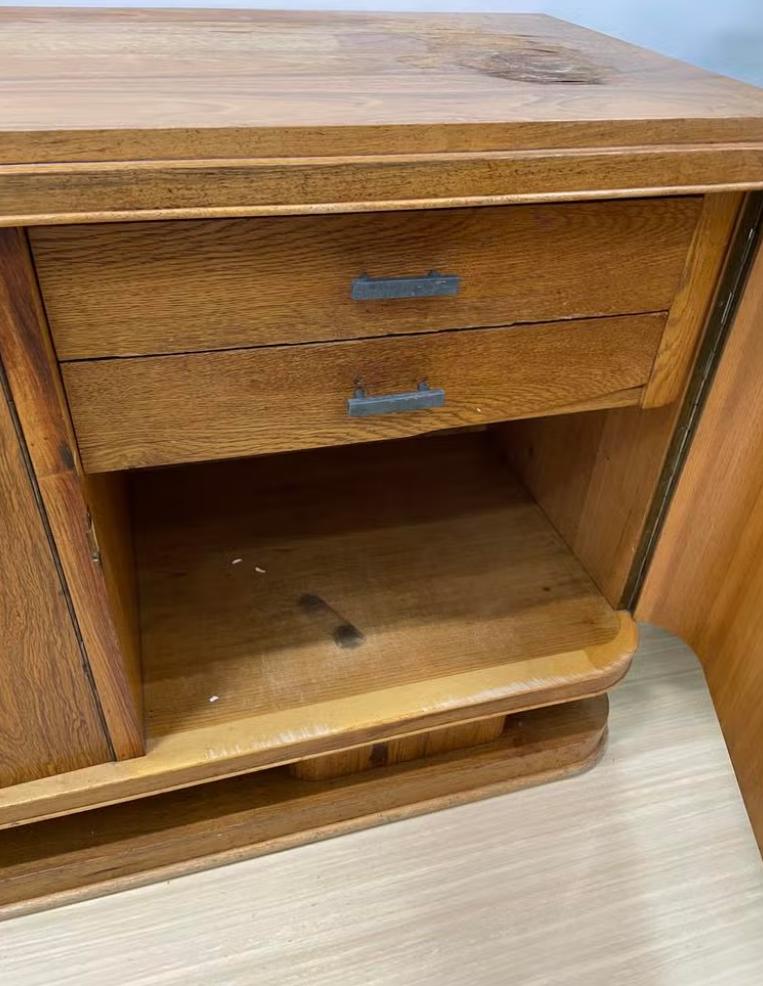 -gereserveerd- Vintage art-deco dressoir 2.5m gratis Heinkenszand