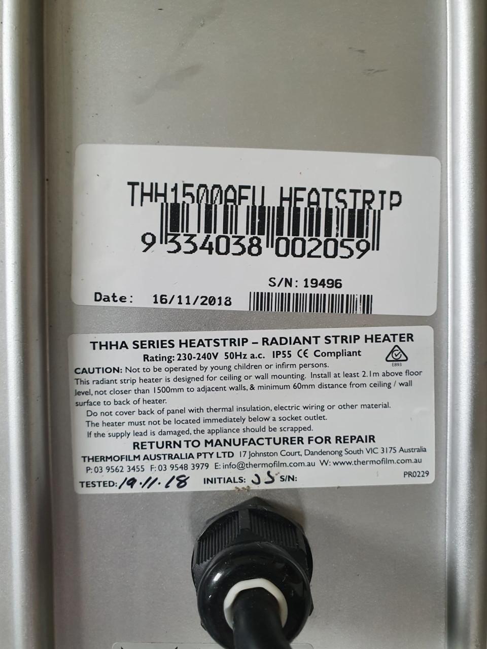 Heatstrips 4 stuks