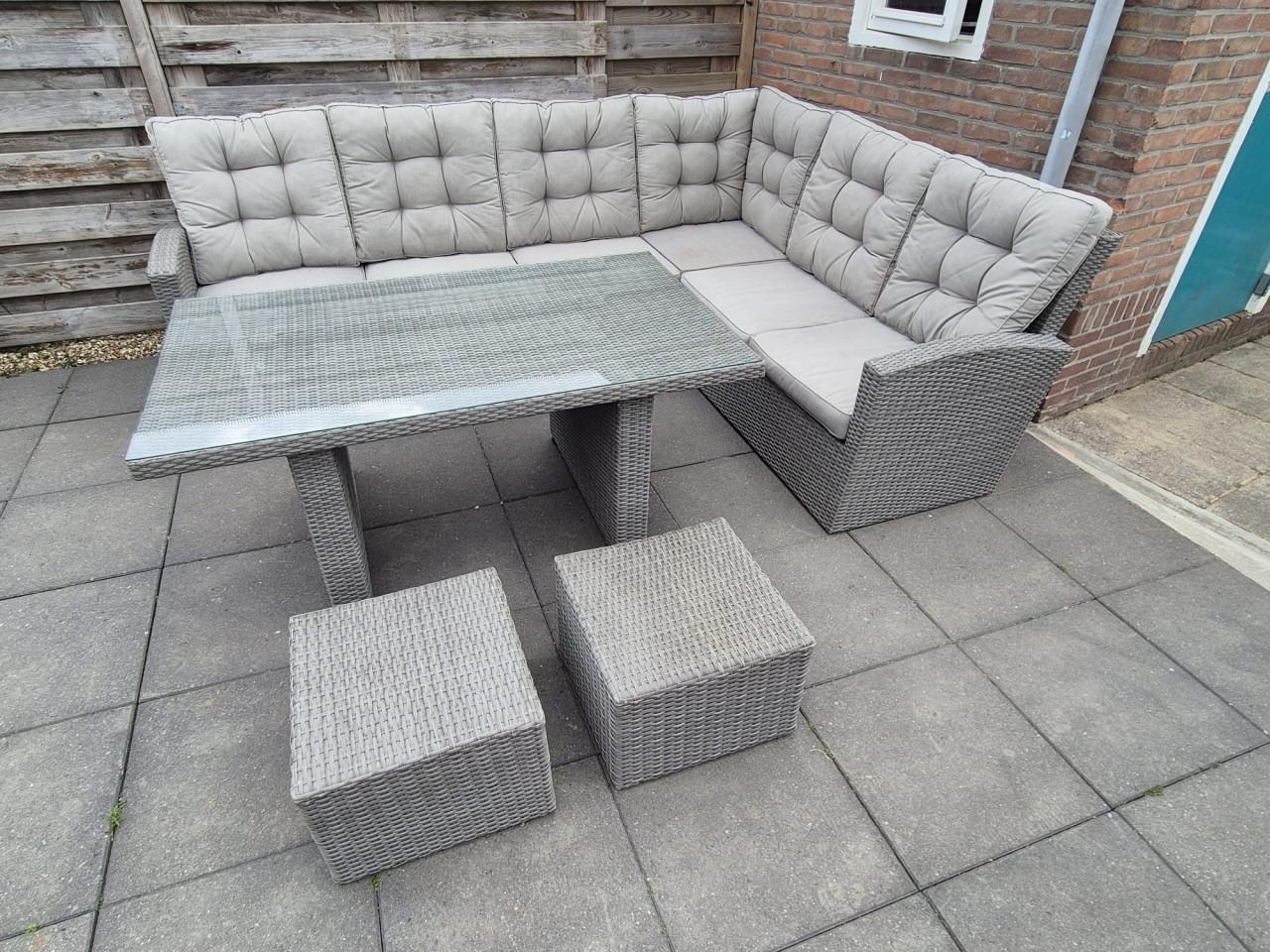 Dining Loungeset 270 x 210 cm (Bezorging mogelijk)