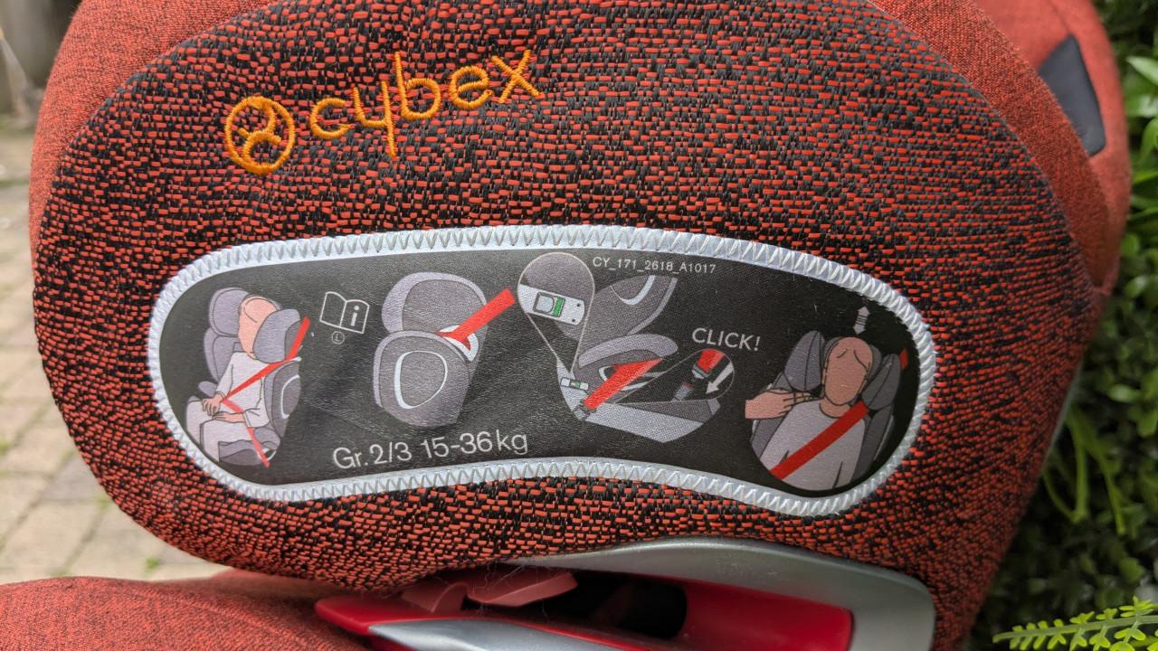 Cybex autostoeltje zgan maat 2/3 15-36kg