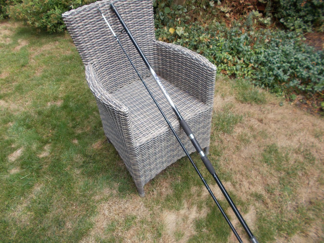 Tweedelige boothengel "Shakespeare MUSTANG"lengte 270 cm e.g. 500 gram