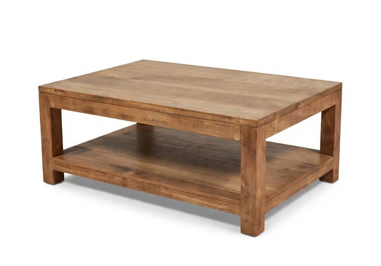 Zware teakhouten Salontafel