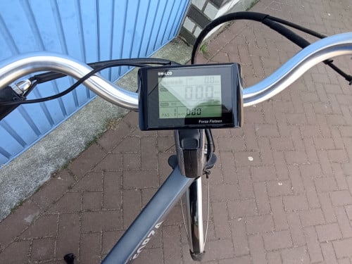 Herenfiets met elektrische ondersteuning