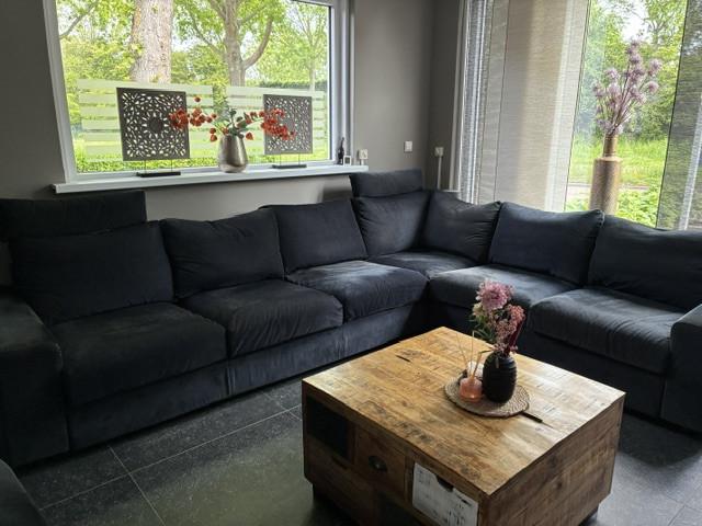 Gratis hoekbank Vimle van IKEA, blauw.
