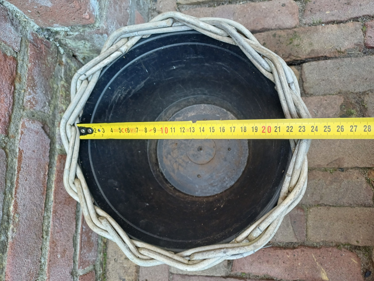 Van der Leeden Drymand ROTAN TERRASMAND met VIOLEN