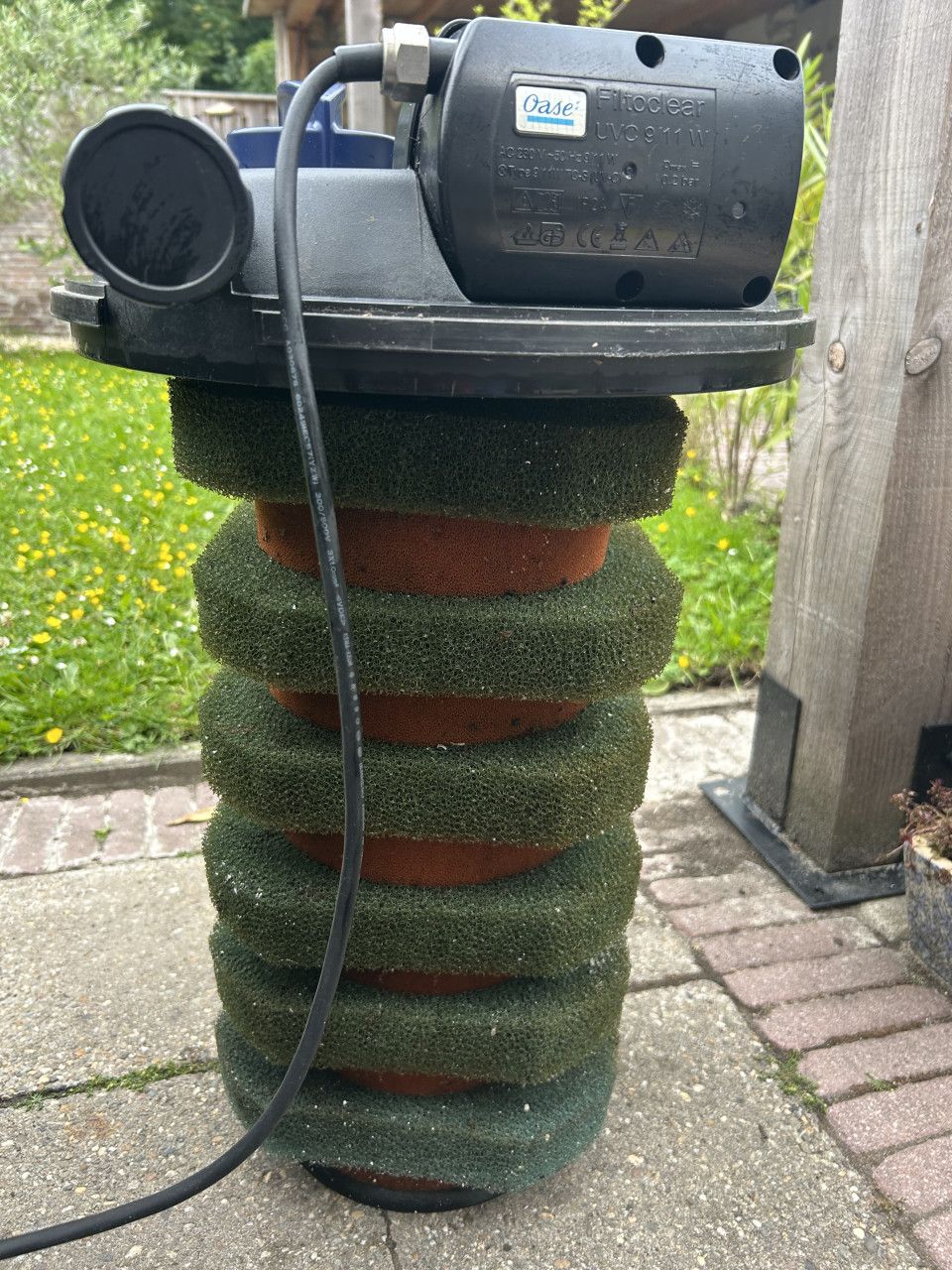 Te koop complete koivijver installatie van oase  zie foto’s
