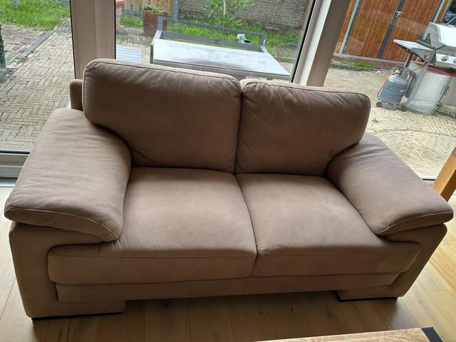 2-zits bank Manta Fabrik Sand 180x85