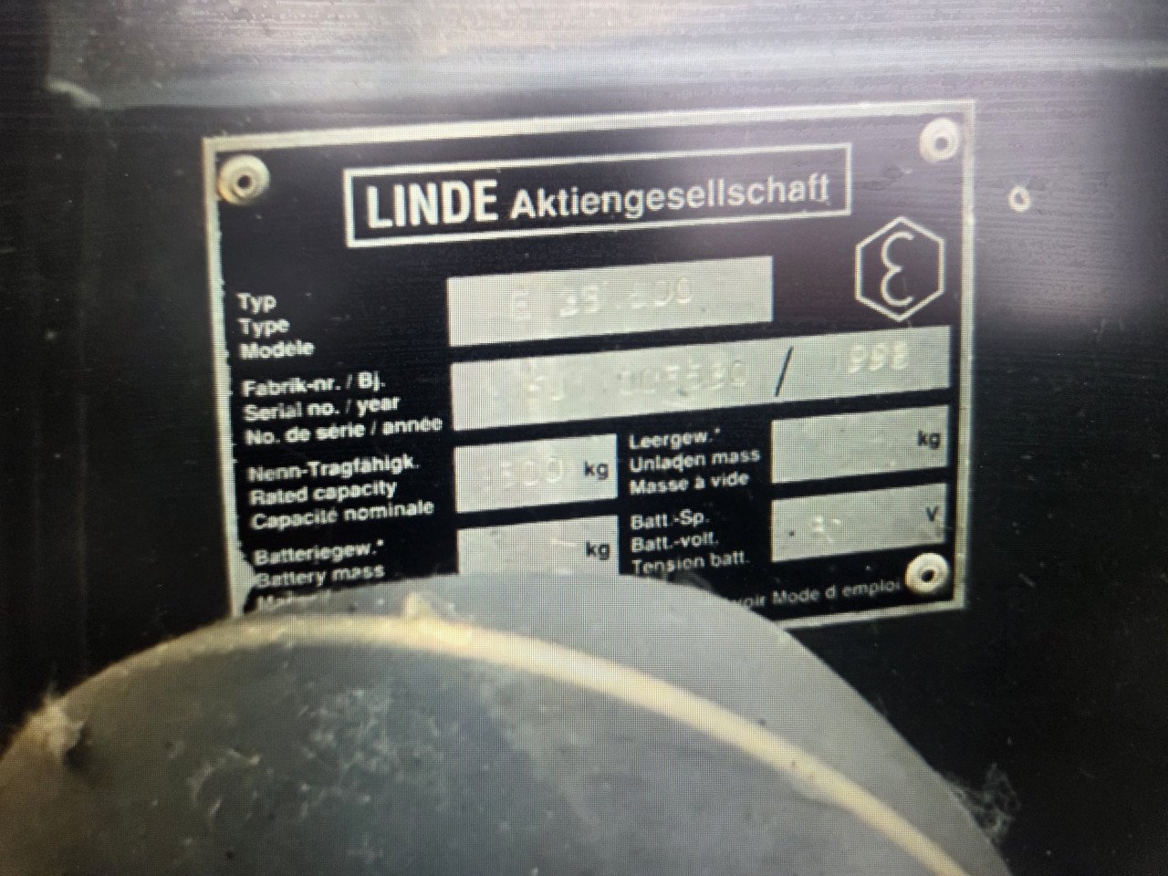 Heftruck linde e35