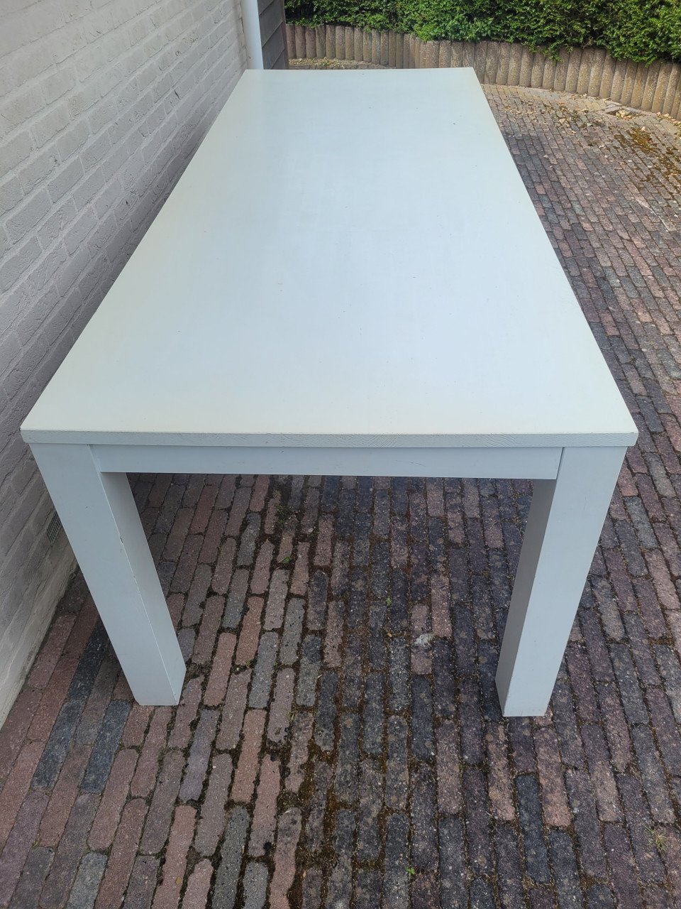 Houten tuintafel, 230x90 cm.