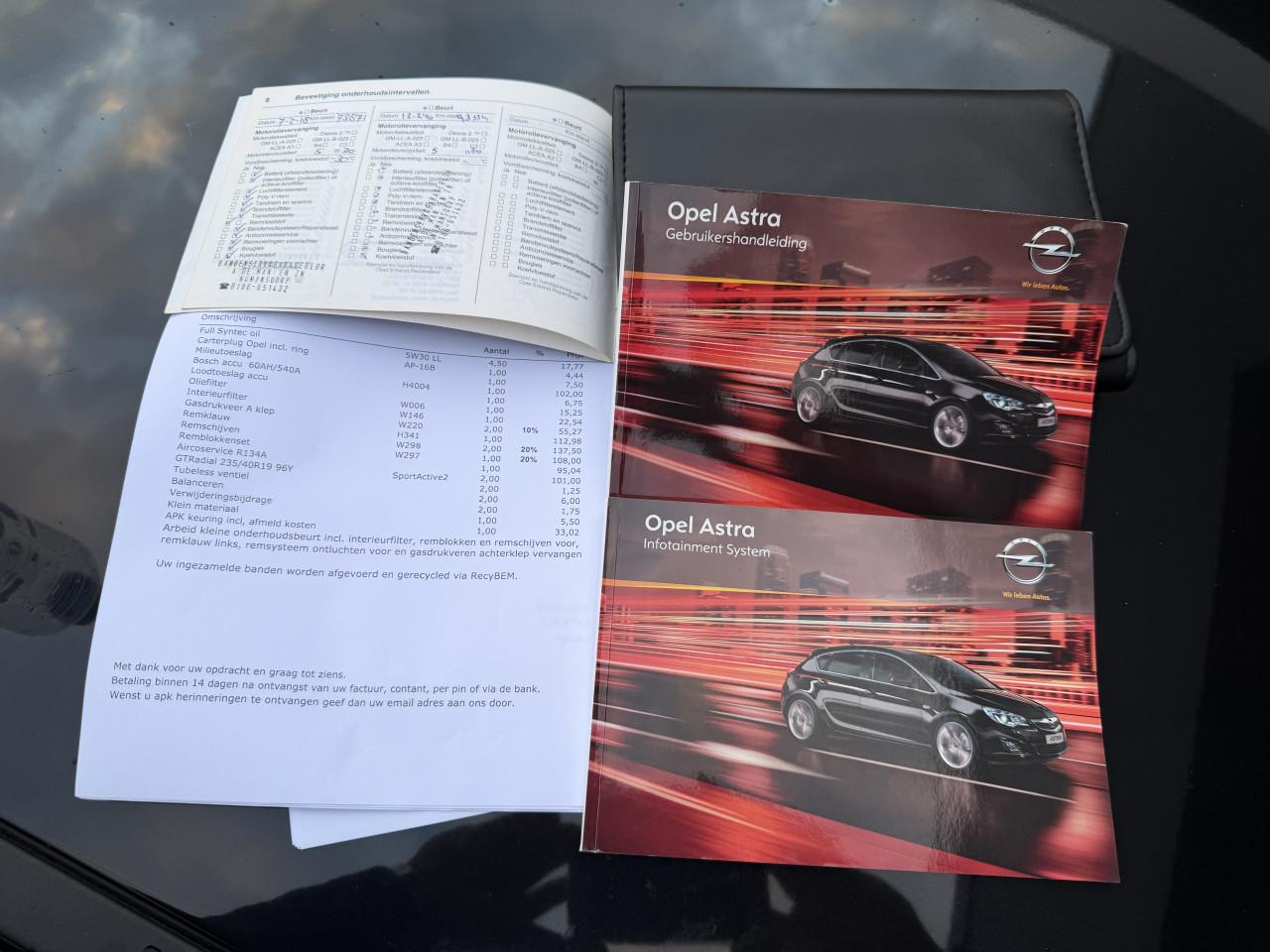 Opel Astra 1.6 16V Sport 5DRS 2010 Zwart Airco Apk Nap Navi