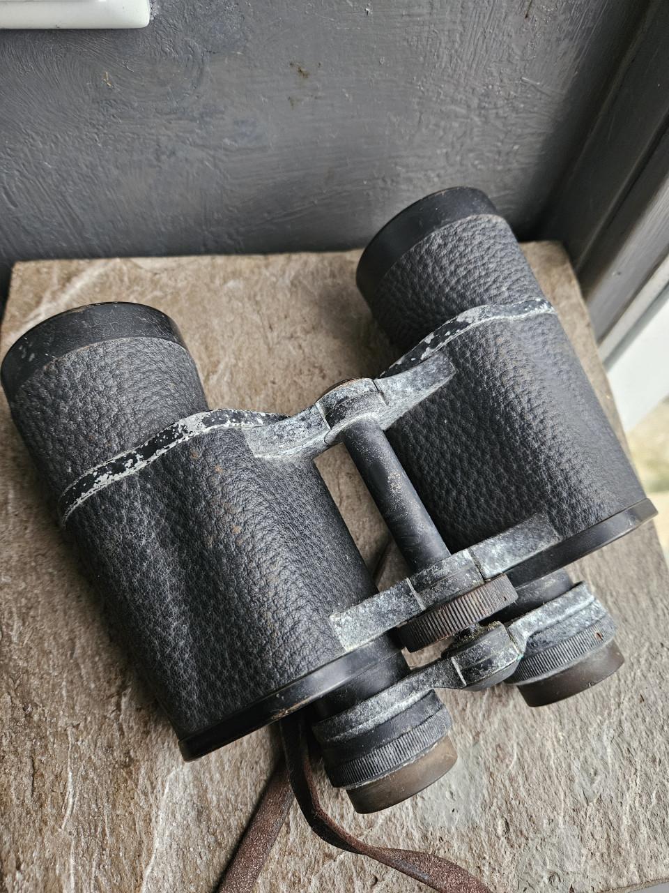 Antieke Carl Zeiss Jena 10x 50 Dekarem verrekijker DDR