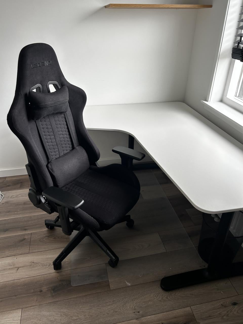 Gaming bureaustoel + hoekbureau