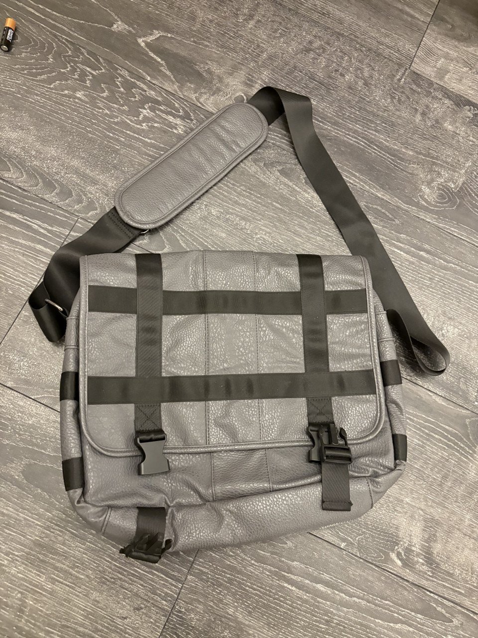 Grijze laptop tas