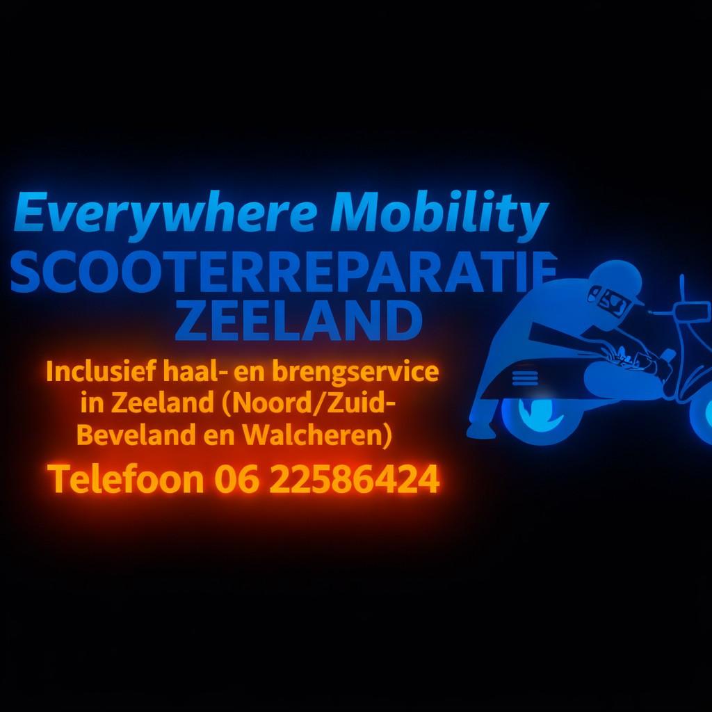 Everywhere Mobility SCOOTERREPARATIE ZEELAND