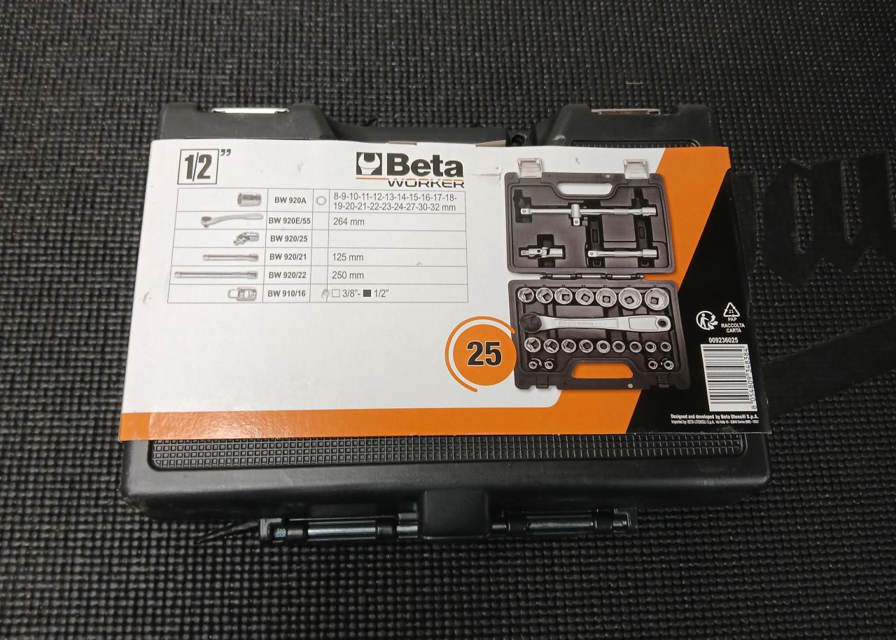 Beta BW 923E/C25 Dopsleutelset | 1/2 Inch | 25-Delig