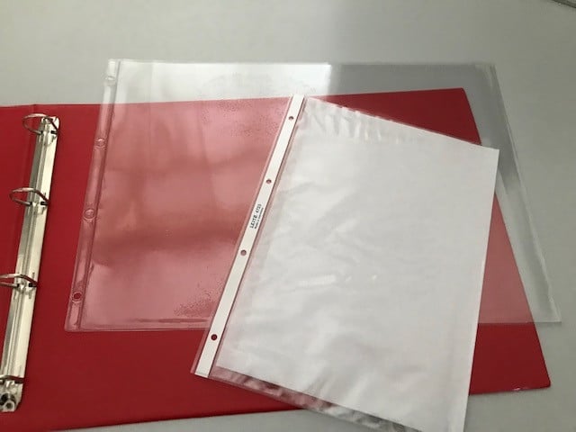 Nieuwe Ringmappen harde kaft PVC