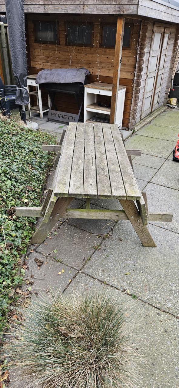 Picknicktafel 210x70cm