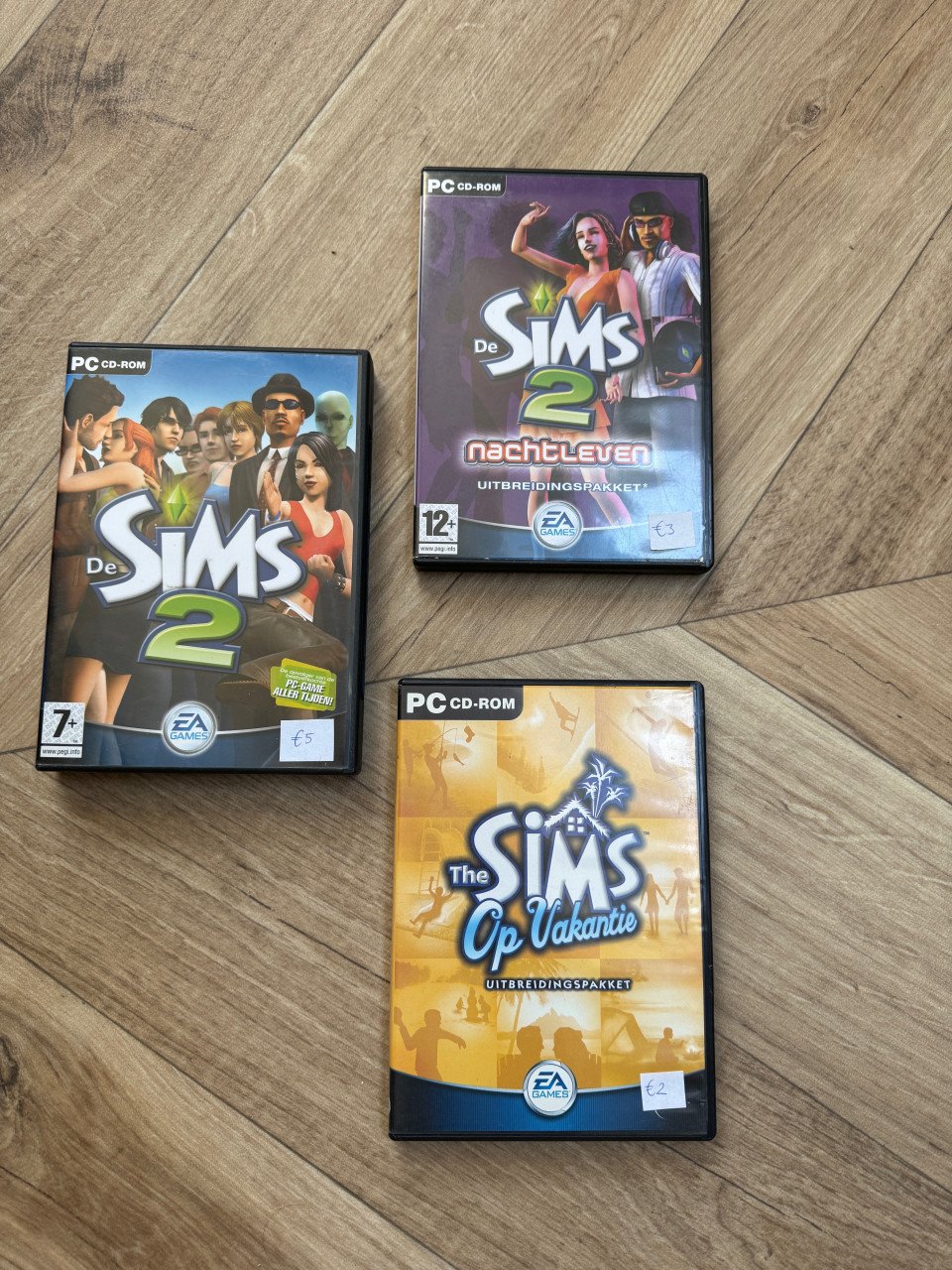 Sims 2 en uitbreidingen pc cdrom