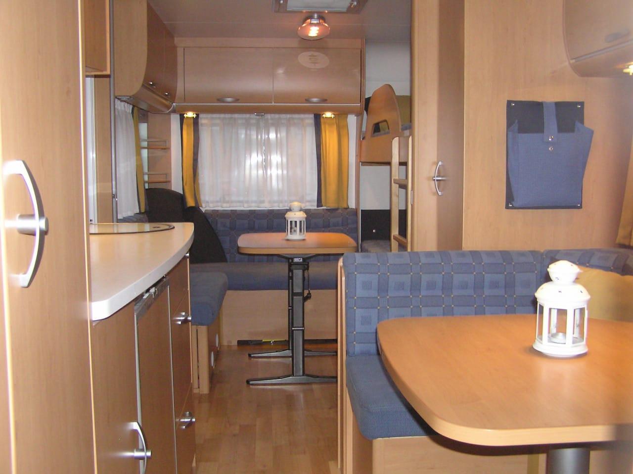 Caravan Knaus Südwind tandemasser uit 2007