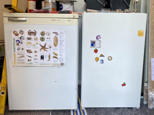 GERESERVEERD Vriezer tafelmodel en koelkast tafelmodel