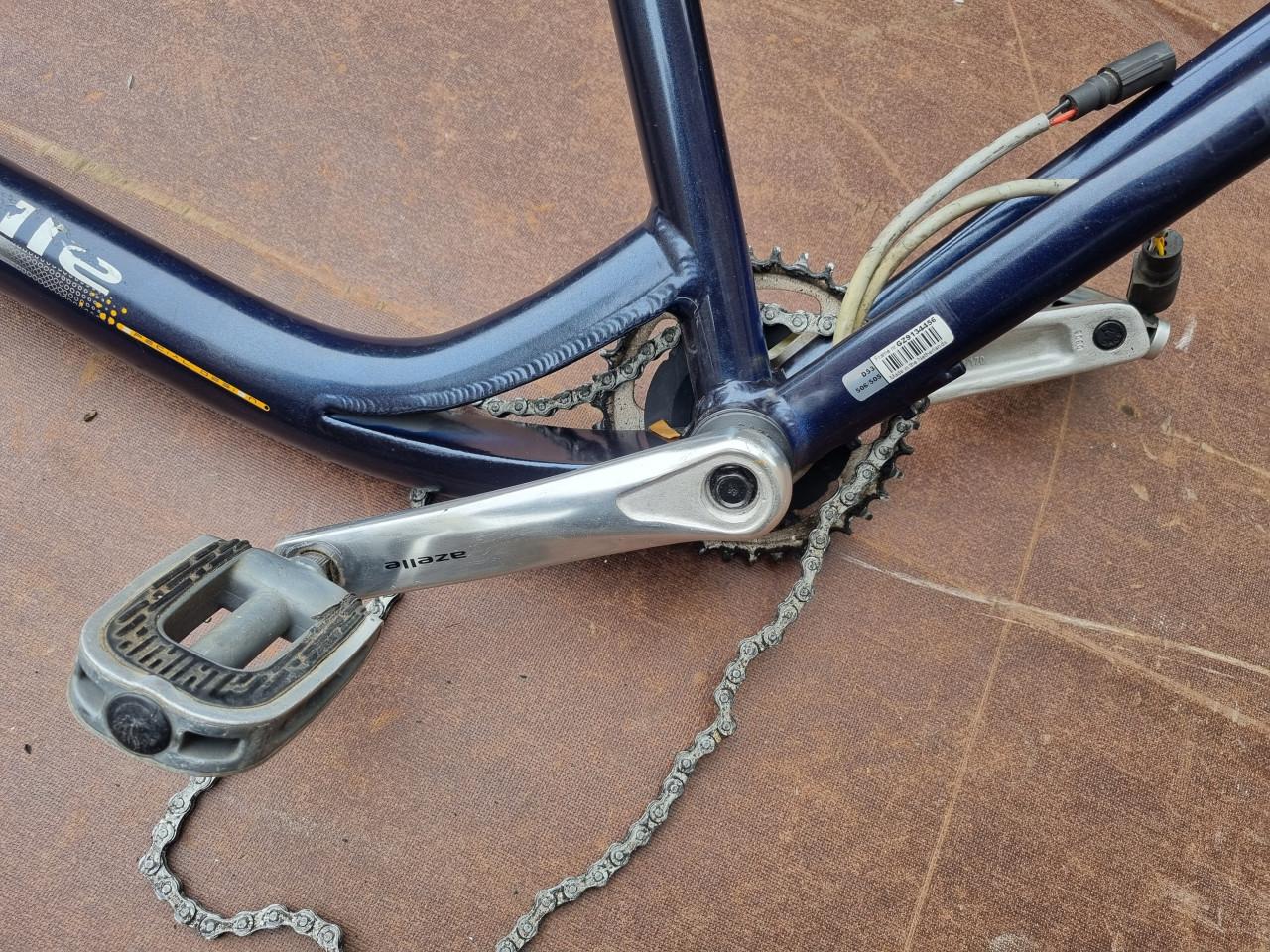 Frame met trappers Gazelle Innergy 28 inch