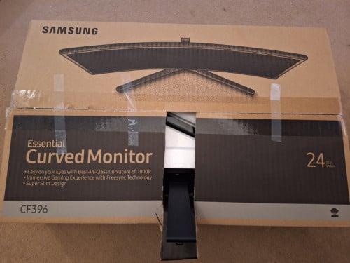 Gaming set, Curved monitor + Soundbar + Monitorarm