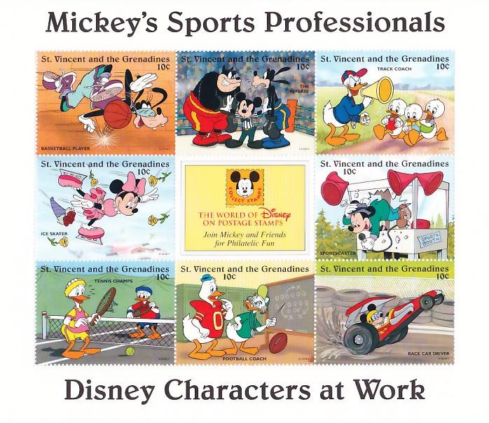 Disney Vel St. Vincent Mickey's Sports Professionals Pfr.
