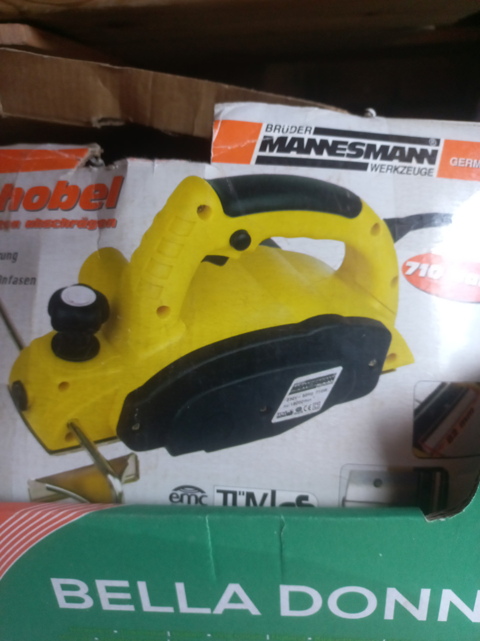 Electrohobel 710 w schaafmachine