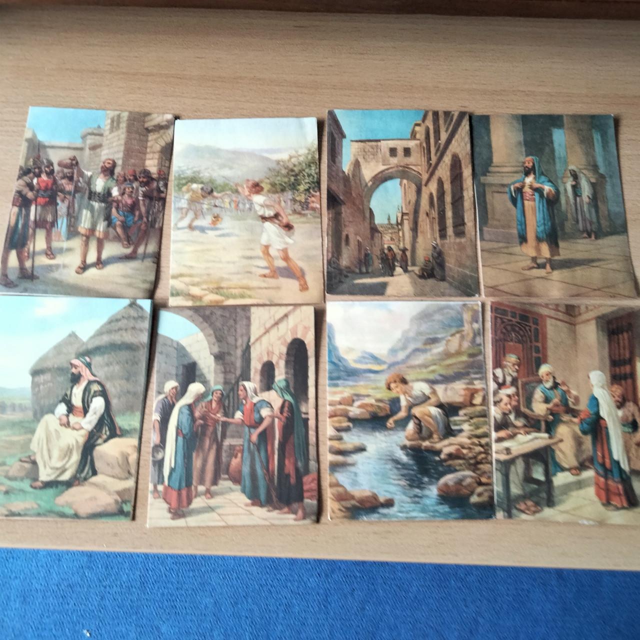 Diverse Bijbelse plaatjes en boekjes