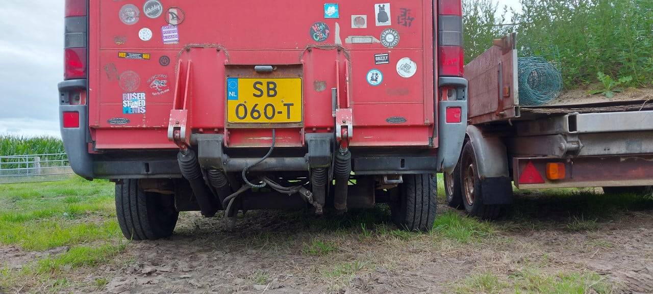 Fiat op camperkenteken ,voor crosser of race