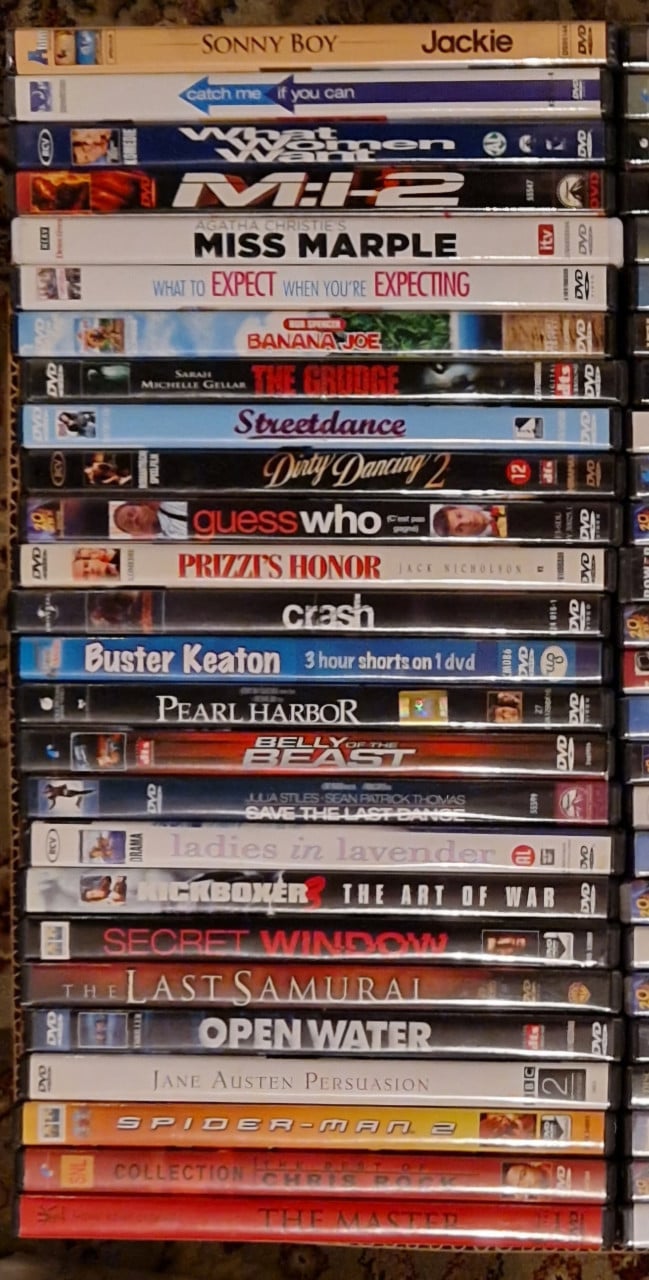 161 originele dvd's