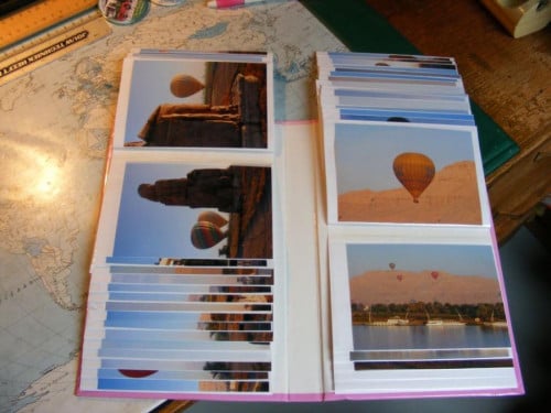 75  Originele Foto's Heteluchtballonnen LUXOR, Egypte - mei 2007