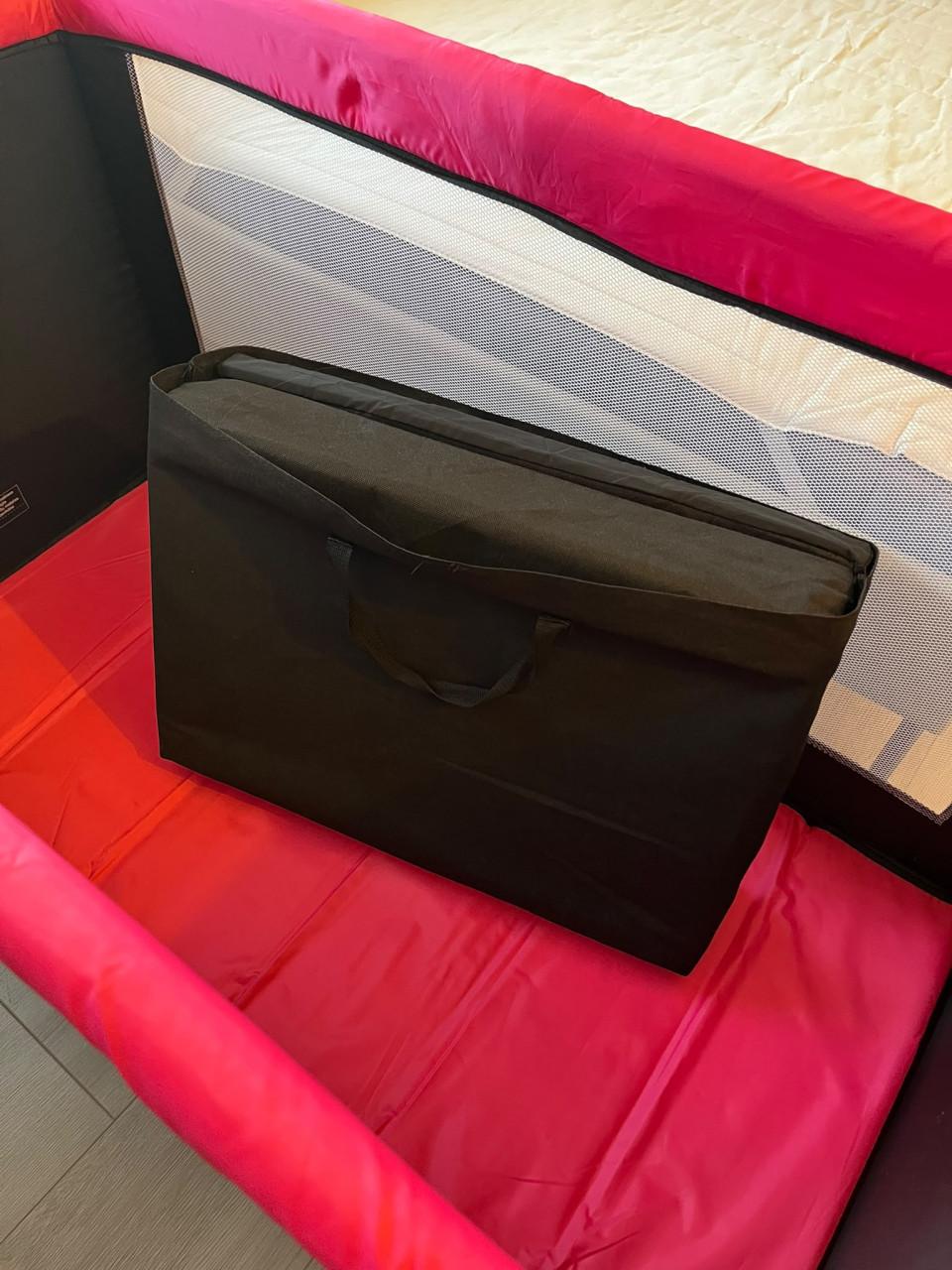 Campingbed met extra matrasje